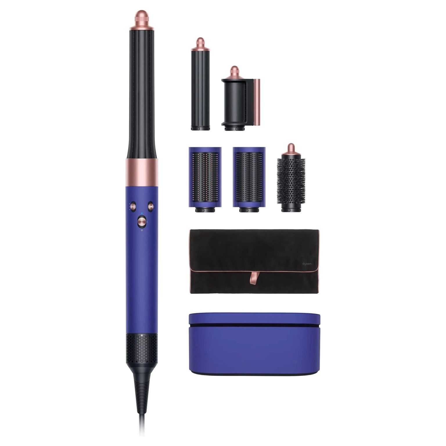 Стайлер Dyson Airwrap HS05 Complete Long Vinca blue Rosé с дорожной сумкой